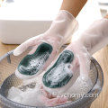 Gants de lavage de plat de maison magique réutilisable